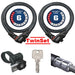 Abus Phantom 8960/85 TwinSet, L 85 cm D 17 mm TexFL 39809