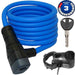Abus Spiralkabelschloss Primo 5510 Key  L 180 cm D 10 mm SCMU blau