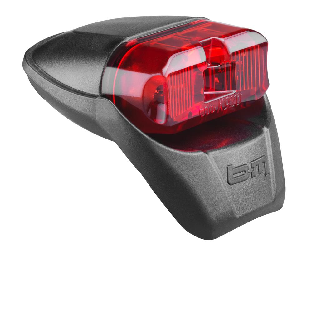 Busch & Müller LED-Schutzblechrücklicht für Dynamobetrieb, LineTec-Technologie, Standlichtfunktion, StVZO-zugelassen