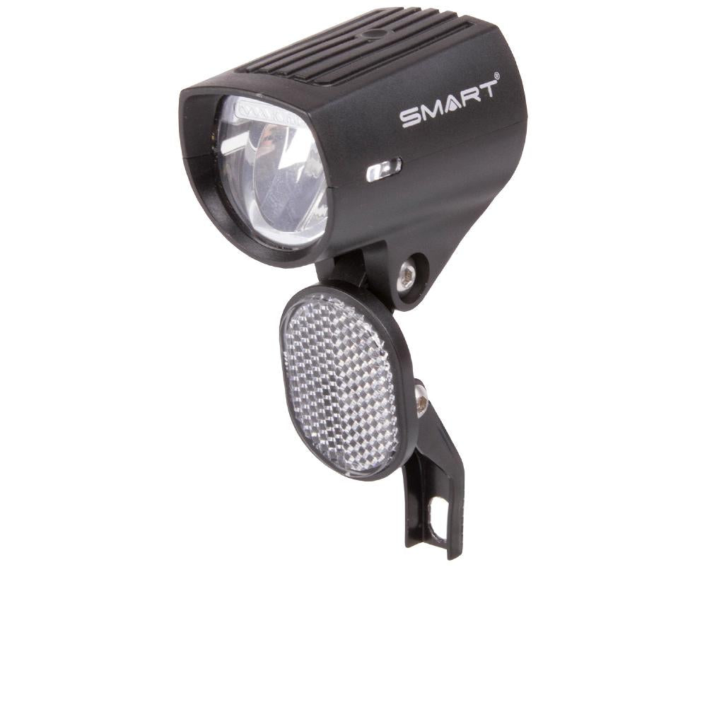Messingschlager E-Bike-Scheinwerfer LED schwarz DC 6-48V Stvzo