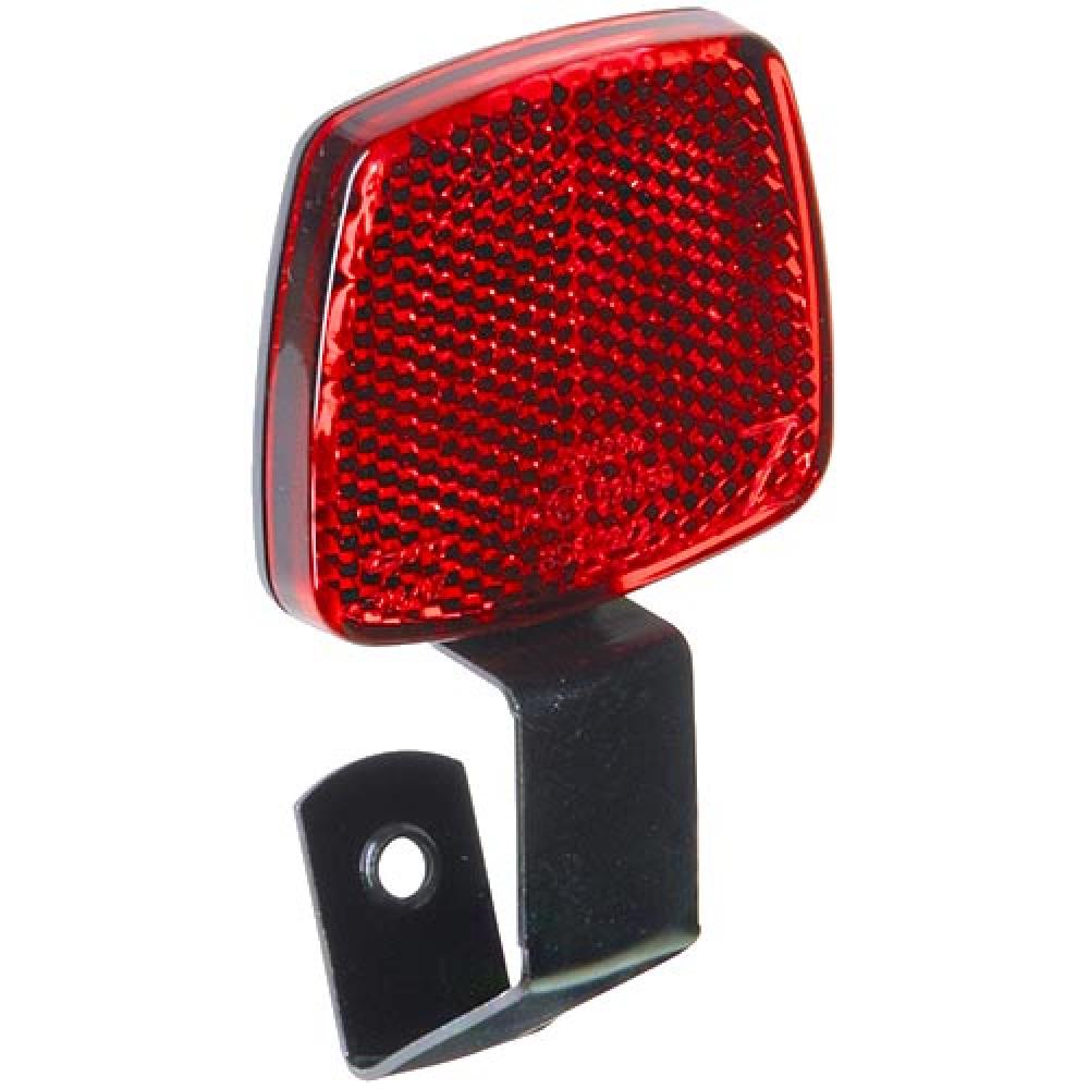 Busch&Müller B&M Rückstrahler klein, B+M, Befestigung mit U-Metallhalter Stvzo