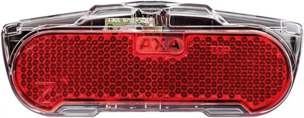 AXA Slim Steady LED Gepäckträgerrücklicht 50&#8239;mm, Standlicht, StVZO-konform, für Dynamo & 6V E-Bike, Reflektor integriert, 20&#8239;mm Bauhöhe&#8203;