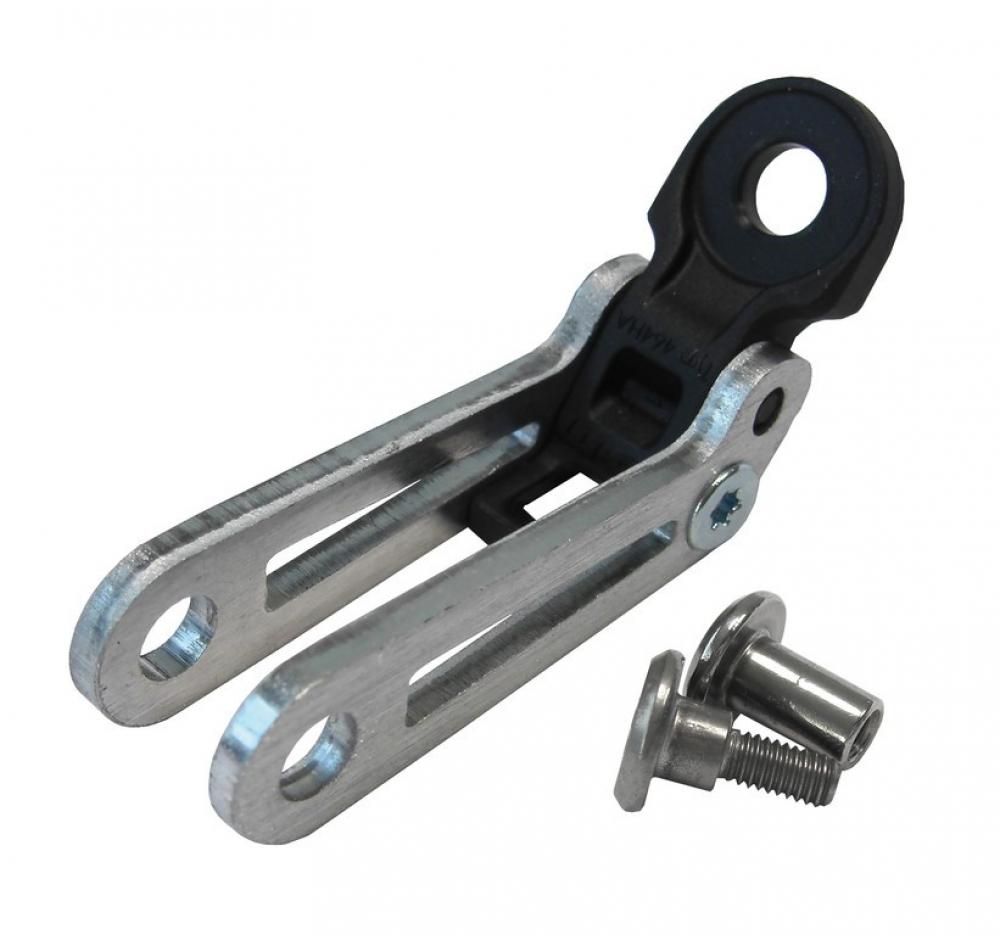 Busch&Müller Scheinwerfer Halter Alu silber für Gabelmontage