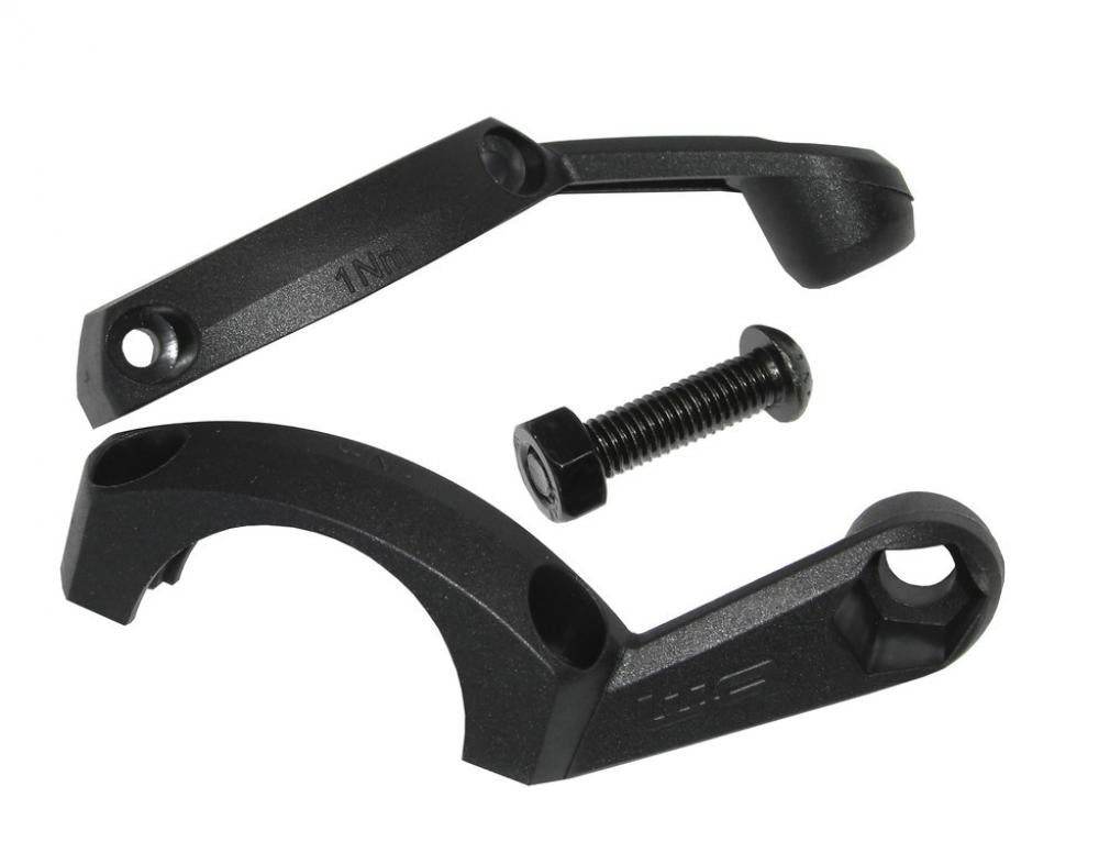 Busch&Müller B&M Bumm Lenkerhalter Unterschale schwarz mit Muttern