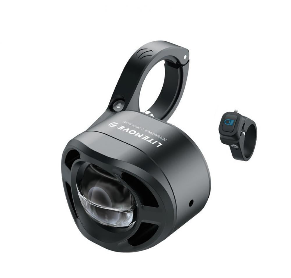 Litemove Front Scheinwerfer AEW230 für E-Bikes inkl. Lenkerhalter LED StVZO