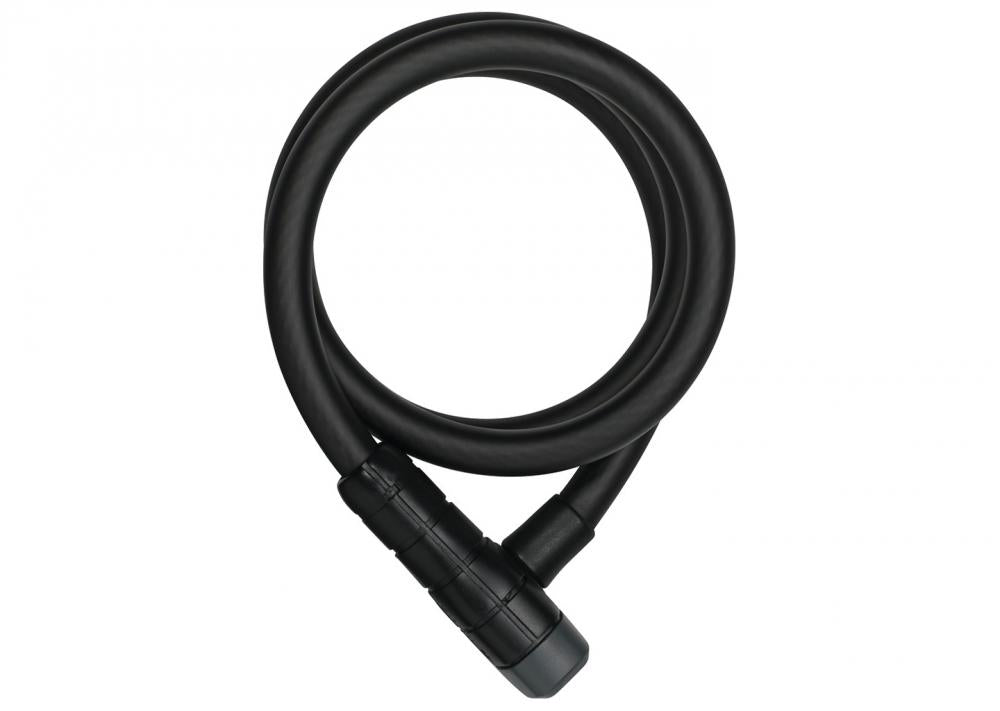 Abus Spiralkabelschloss Racer 6415K schwarz Maximum Level 5 Security Länge 120 mm Stärke 15 mm inkl. Halterung SCMU