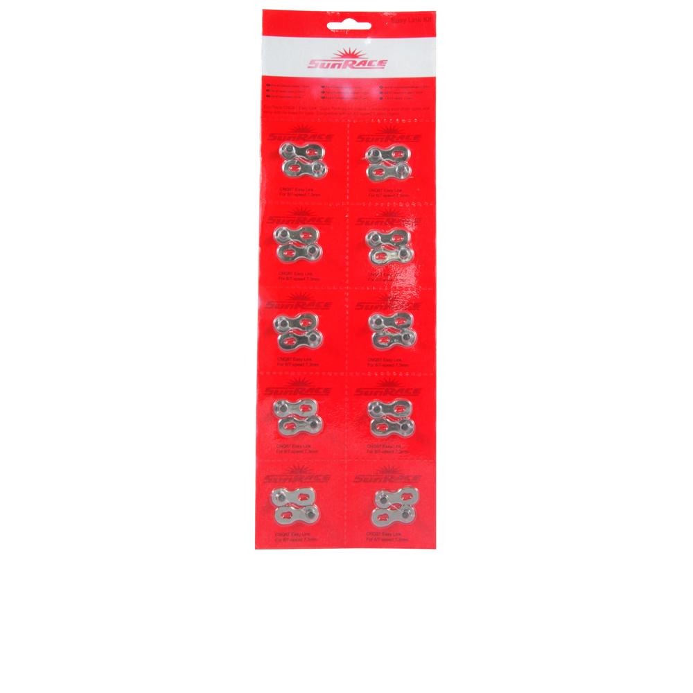 SunRace 1s/6-8s Kettenschloss Easy Link Shim 1/2 x 3/32 Zoll