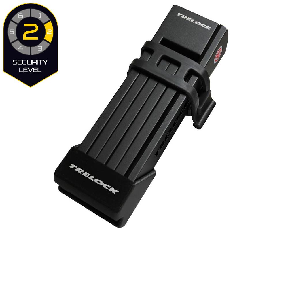 Trelock Faltschloss FS 200/100 TWO.GO L ZF 200 schwarz