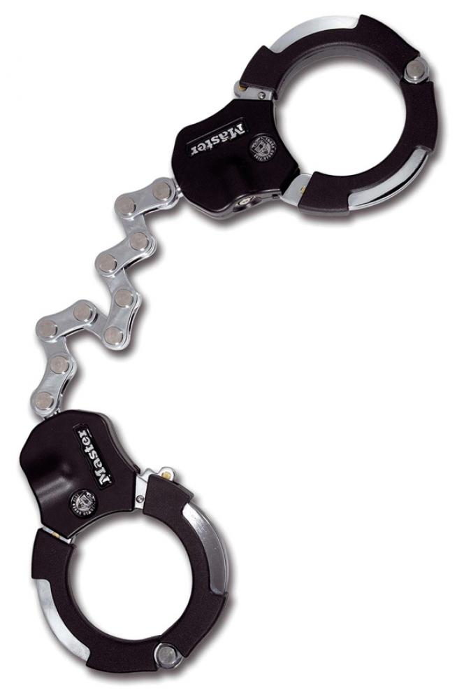 Master Lock Handschellenschloss Street Cuff 8290 550 mm weite Bügel 74 mm schwarz/silber
