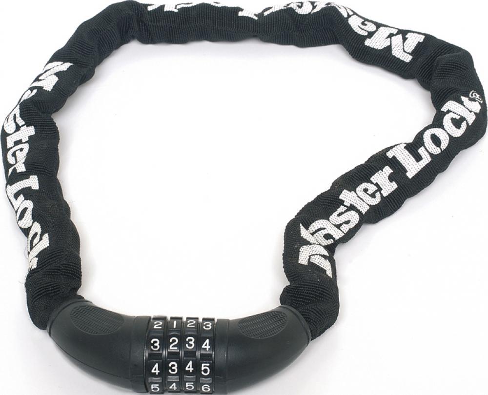 Master Lock Kettenschloss 8x900mm mit Zahlencode schwarz Sicherheitsklasse 8 1400g