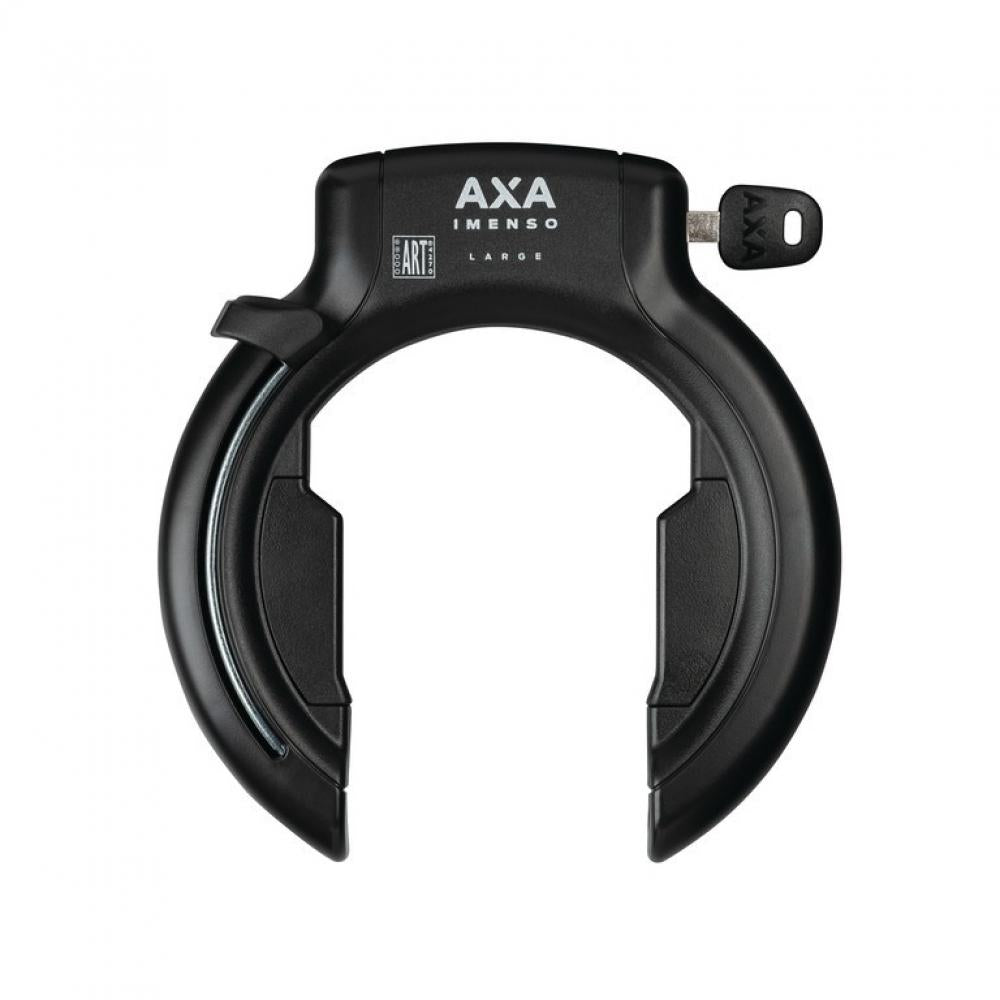 AXA Rahmenschloss Imenso X-Large retractable, Rahmen, schwarz, Öffnung = 92 mm, NL, 589400560X05SC