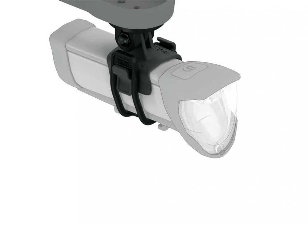 Busch & Müller Adapter für Akku-Scheinwerfer Ixon Core für GoPro/Garmin/Wahoo und Aero-Lenker