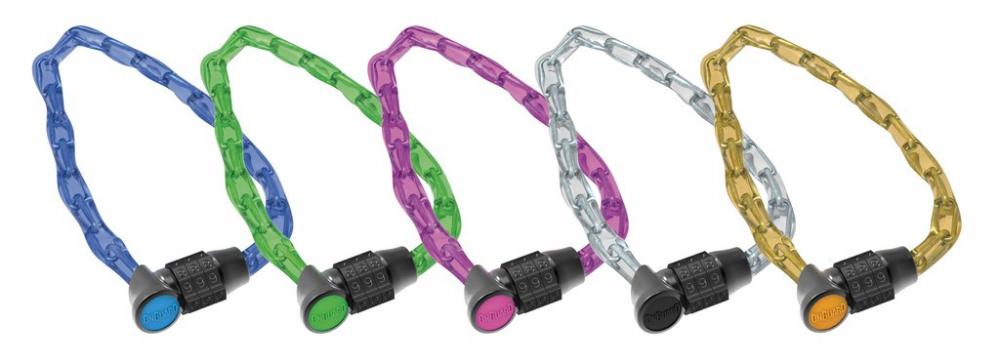 Onguard Kettenschl. Lightweight Combo8198 Länge 80cm, Ø4mm, farbl. sortiert