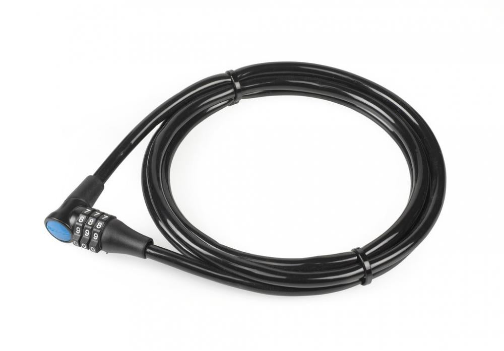 XLC Zahlenspiralkabelschloss Länge 180cm, Ø8mm, schwarz, min VE 10