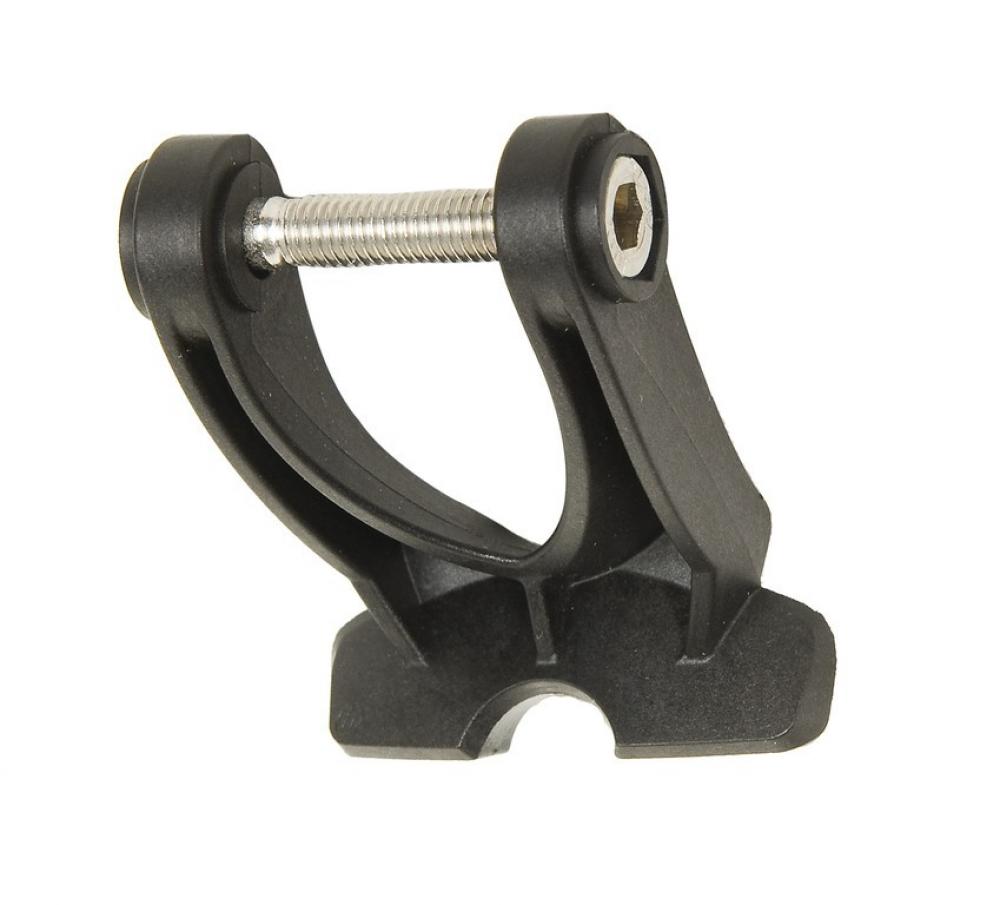 Herrmans Lampenhalter SR Suntour Version 1, schwarz, Kunststoff, passend für CONTEC Scheinwerfer Aurora & MR4, geeignet für Suntour Federgabeln CR8 und NEX