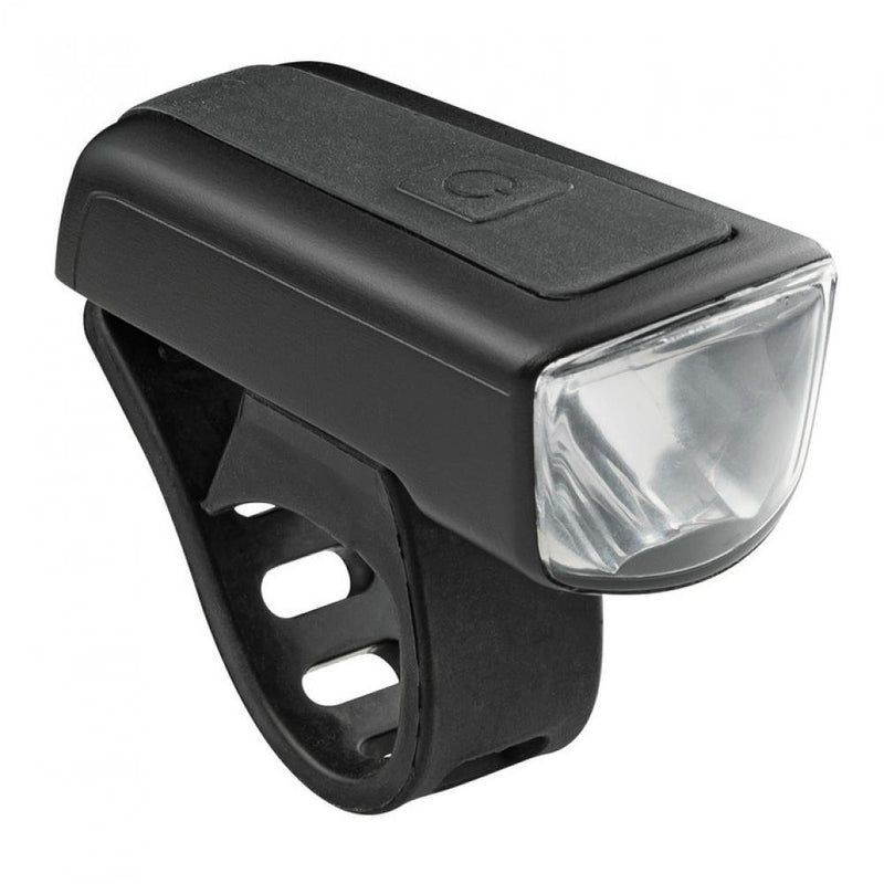 Axa DWN FRONT 50 LED-Akkuscheinwerfer, 50 Lux, Schwarz - StVZO-konforme Beleuchtung mit 3 Leuchtmodi
