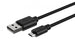Ansmann Micro-USB Daten- u. Ladekabel schwarz, 100cm