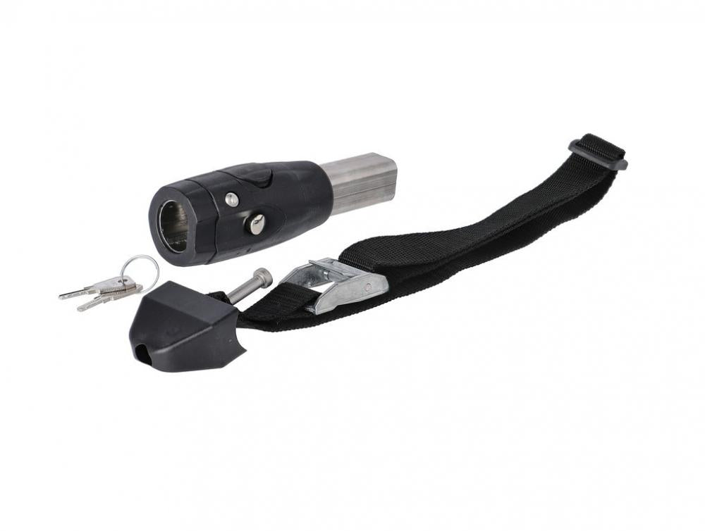 Deichselanschluss Weber mit Schloss für 26,0mm InnenØ,inkl. Fuß und Fangband