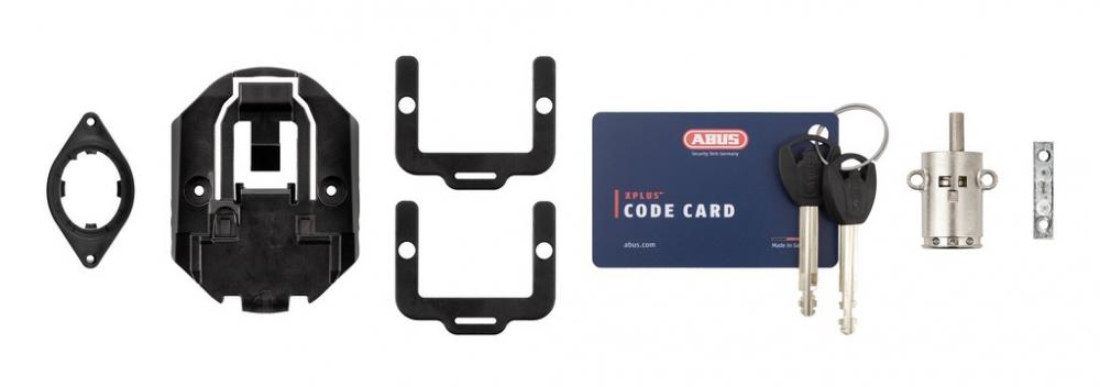 Winora Batterie Assy Set RADIUS Abdeckpl.Schloss Abstandsh. Anschlusspl