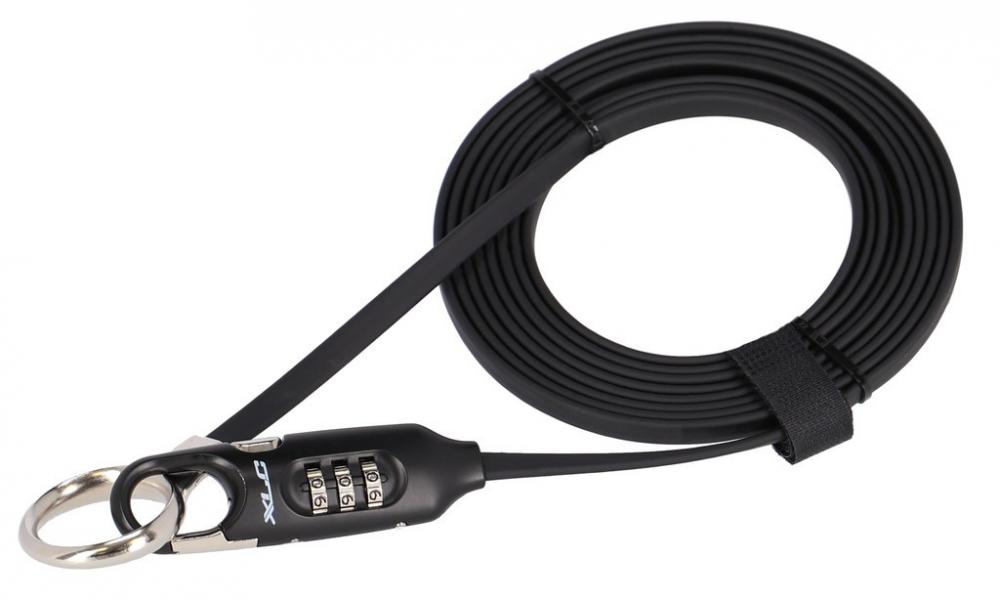 XLC Zahlenspiralkabelschloss Hannibal Länge 300cm, Ø8mm, schwarz