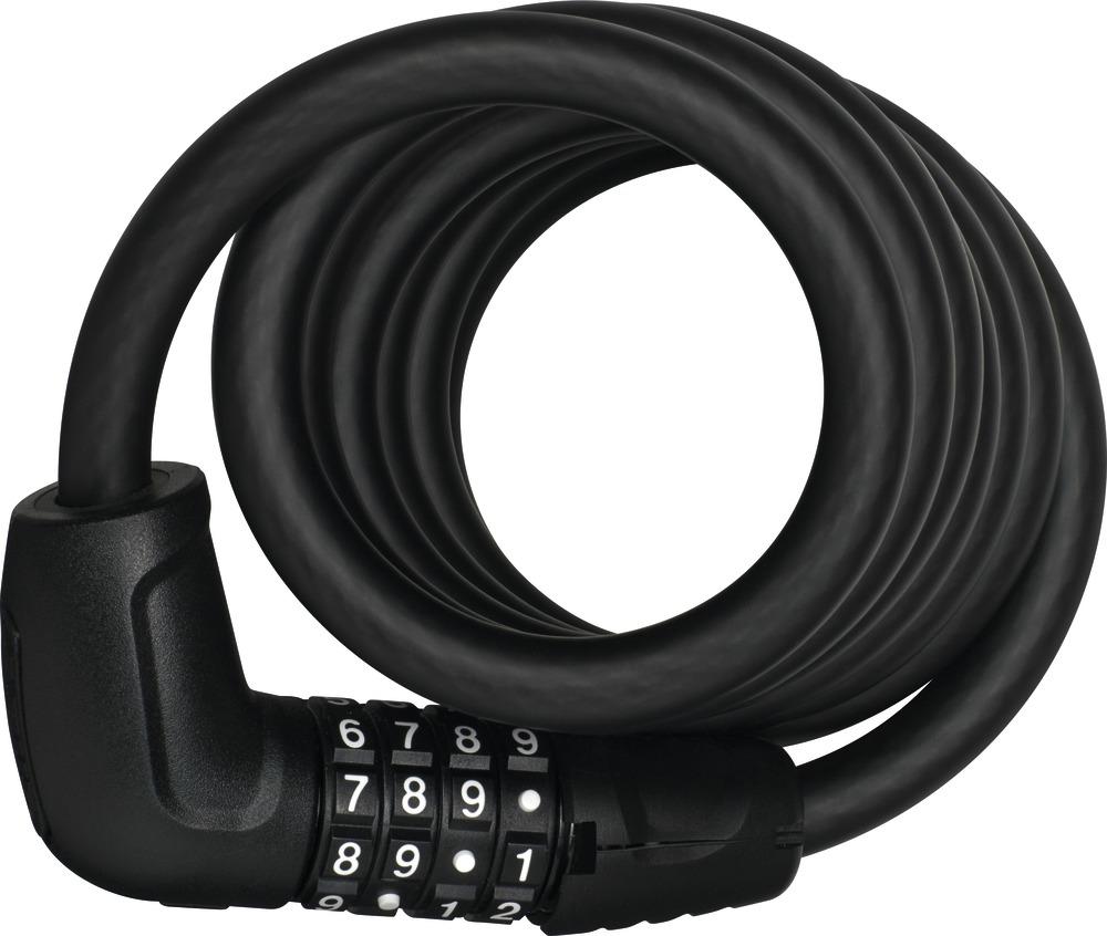 Abus Spiralkabelschloss Tresor 6512C/180 black SCLL