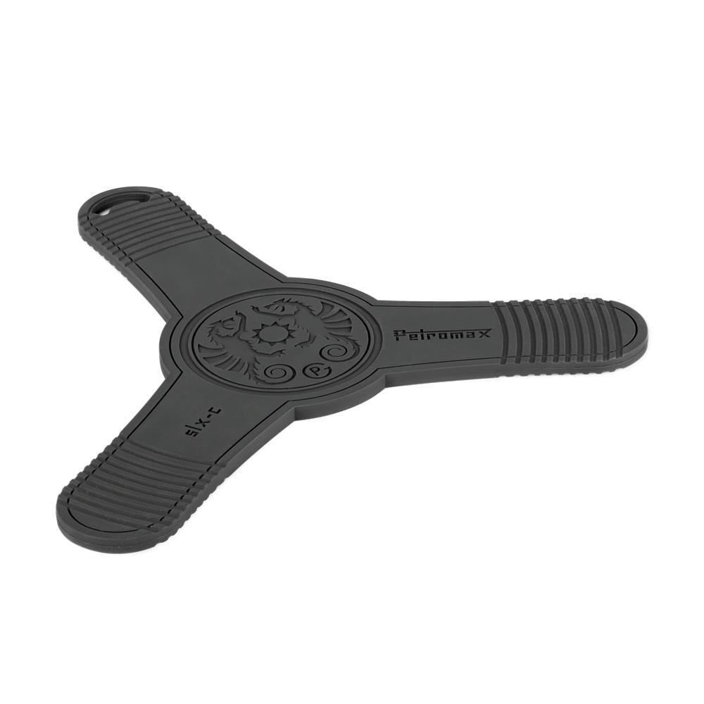 Petromax Silikonuntersetzer für Feuertöpfe  rutschfeste, hitzebeständige Unterlage bis 230°C, passend für Deckel bis ft9, lebensmittelechtes Silikon, spülmaschinenfest