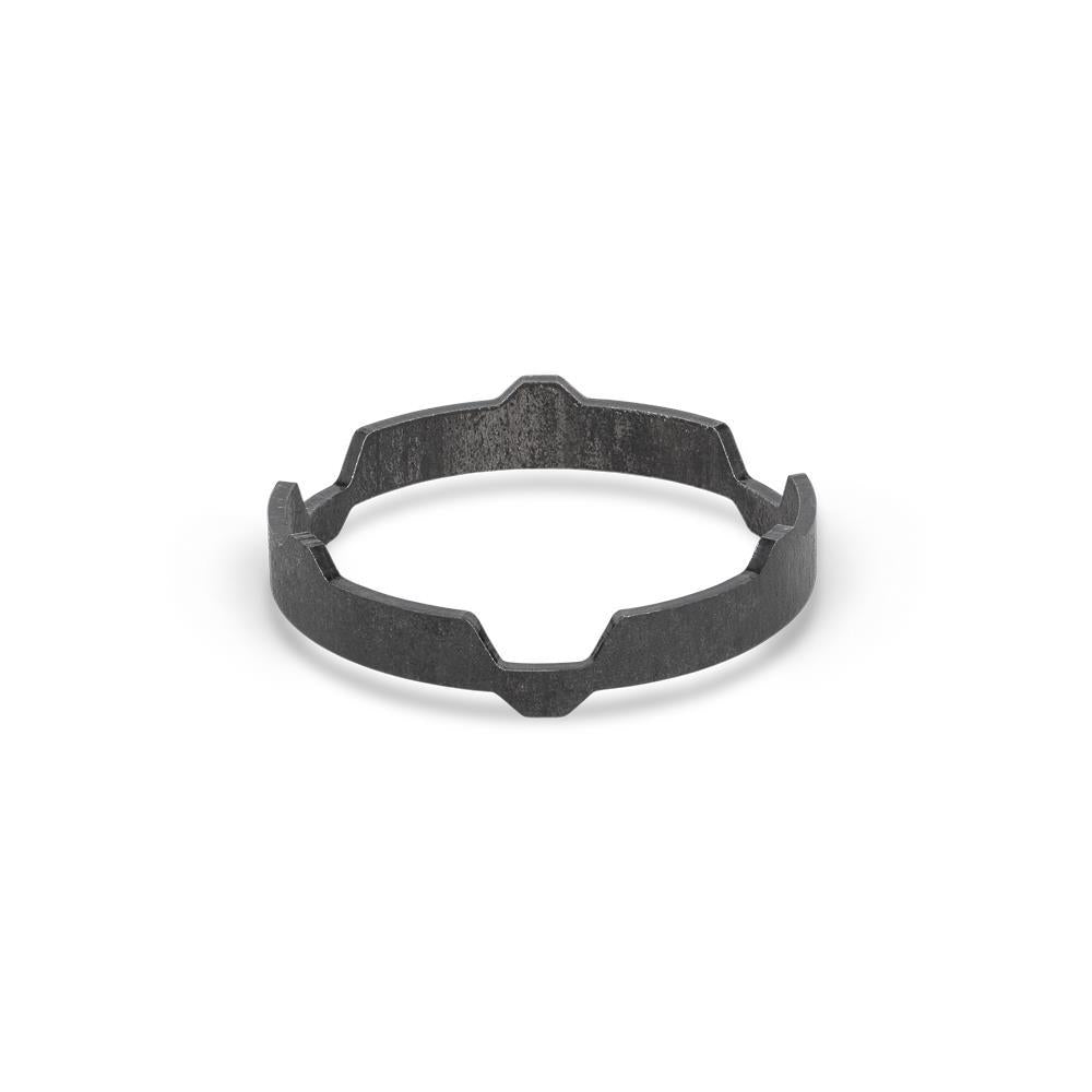 Petromax Kochaufsatz für Atago Grillplatte  stabiler Stahlaufsatz für sicheres Kochen, passend für die Aussparung der Atago Grillplatte