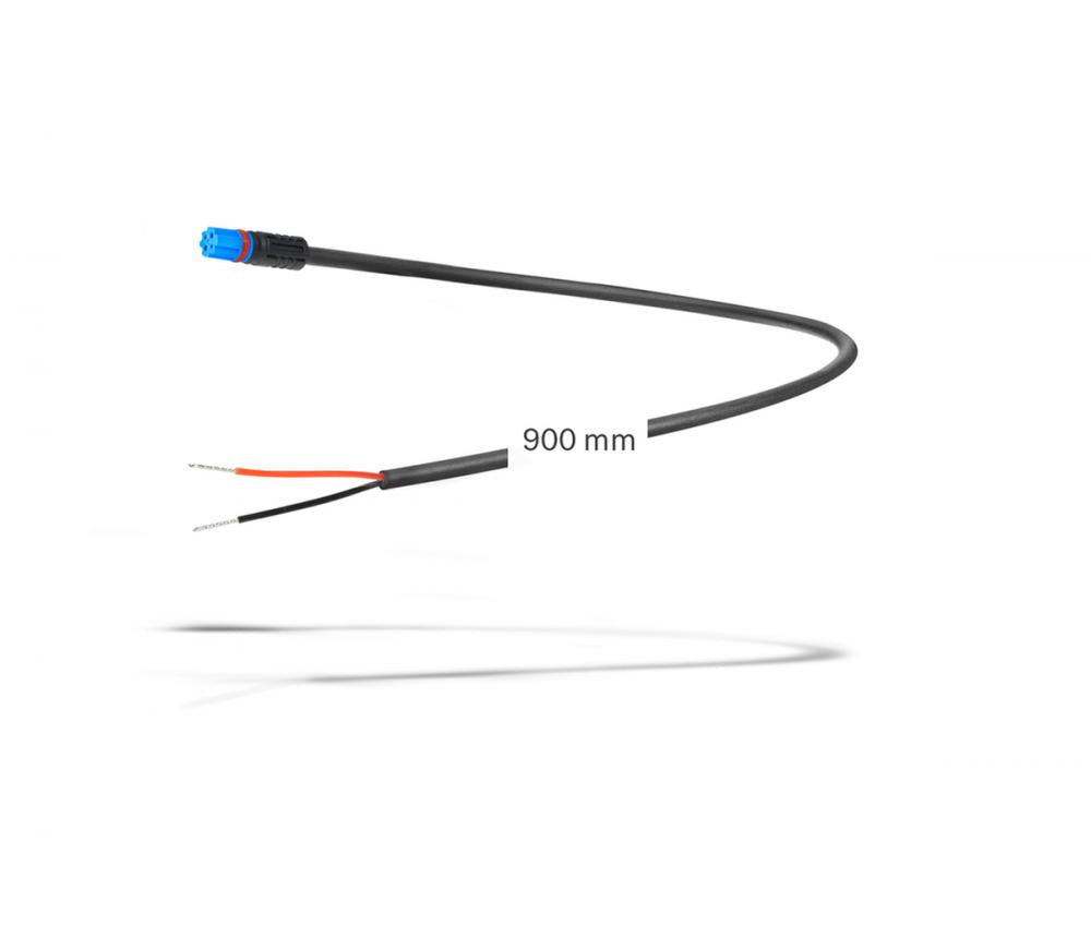 Bosch Lichtkabel BCH3320, 900 mm, schwarz, kompatibel mit Active/Performance/Cargo E-Bike-Systemen, für Smart System Scheinwerfer