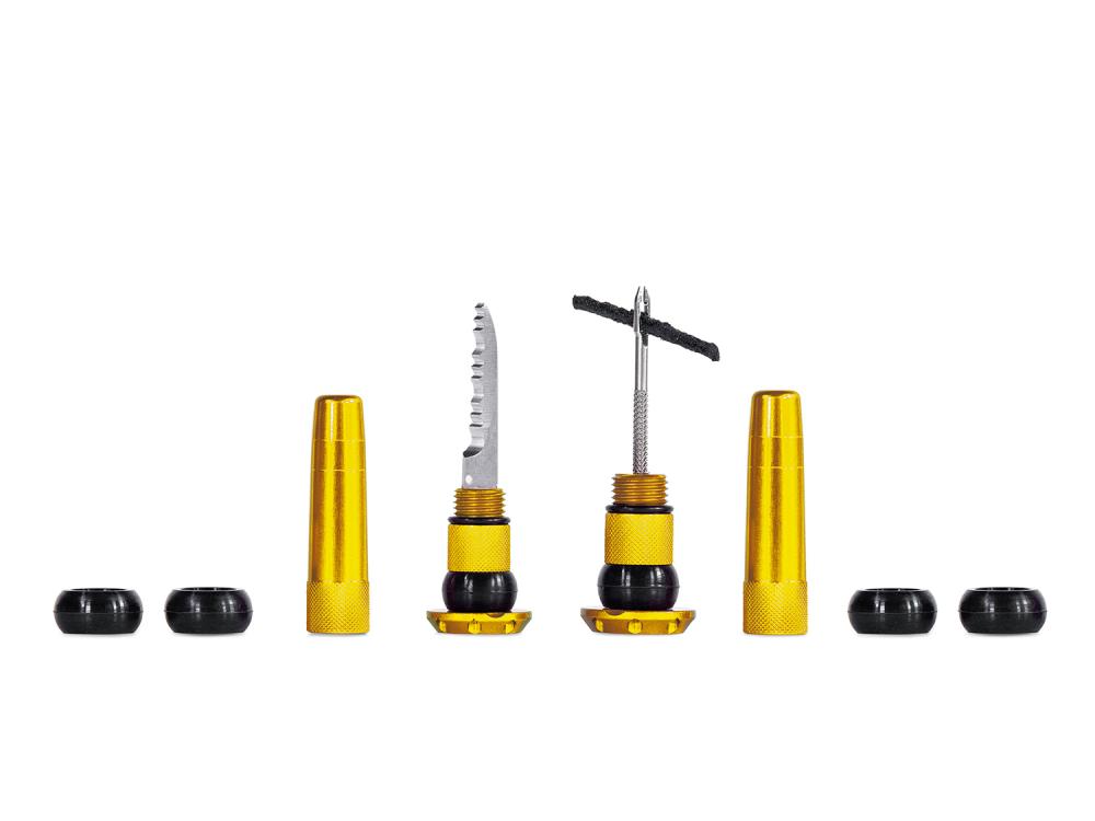 Muc Off Flickzeug Stealth Tubeless Puncture Plugs gold