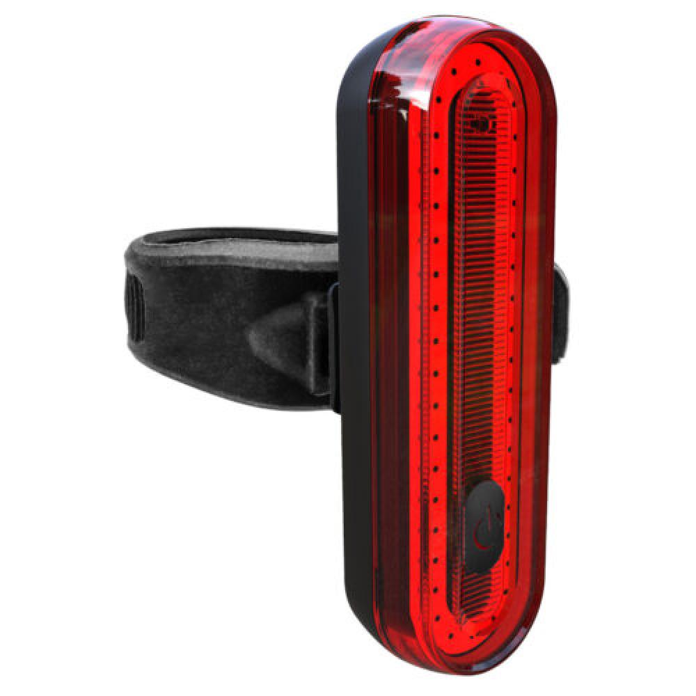 Büchel LED-Akku-Rücklicht Micro Lens COB, StopTech, 710&#8239;mAh, USB-C, StVZO, Sattelstütze, Helligkeitssensor