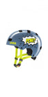 uvex kid 3 stone blue pow, Hartschalen-Kinderfahrradhelm, Größe 55-58 cm, innovative Hardshell-Technologie und 10 Belüftungsöffnungen optimalen Schutz und Komfort für aktive Kinder