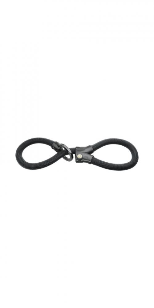 ABUS Infinity Loop 1806/140 Kettenschloss - 140&#8239;cm, Ø6&#8239;mm, Double-Loop, IvyTex, Sicherheitslevel 6, schwarz