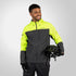 Endura Hummvee 3-in-1 wasserdichte Jacke neon-gelb XS - vielseitige Radjacke mit herausnehmbarer Isolationsschicht, wasserdicht, atmungsaktiv, sichtbar und robust