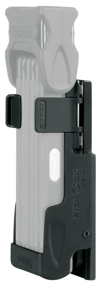 ABUS SH FL-Bordo Mount Schloss-Halter für Fidlock Twist und MonkeyLink, kompatibel mit BORDO 6000K/90, 6000C/90, 6000KA/90, magnetische Befestigung, schwarz