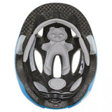 uvex oyo style - Kinder Fahrradhelm - leicht & sicher - In-Mold - xTRA Shield - KID PROtect - LED erweiterbar - Dino Blue Matt - 45-50 cm