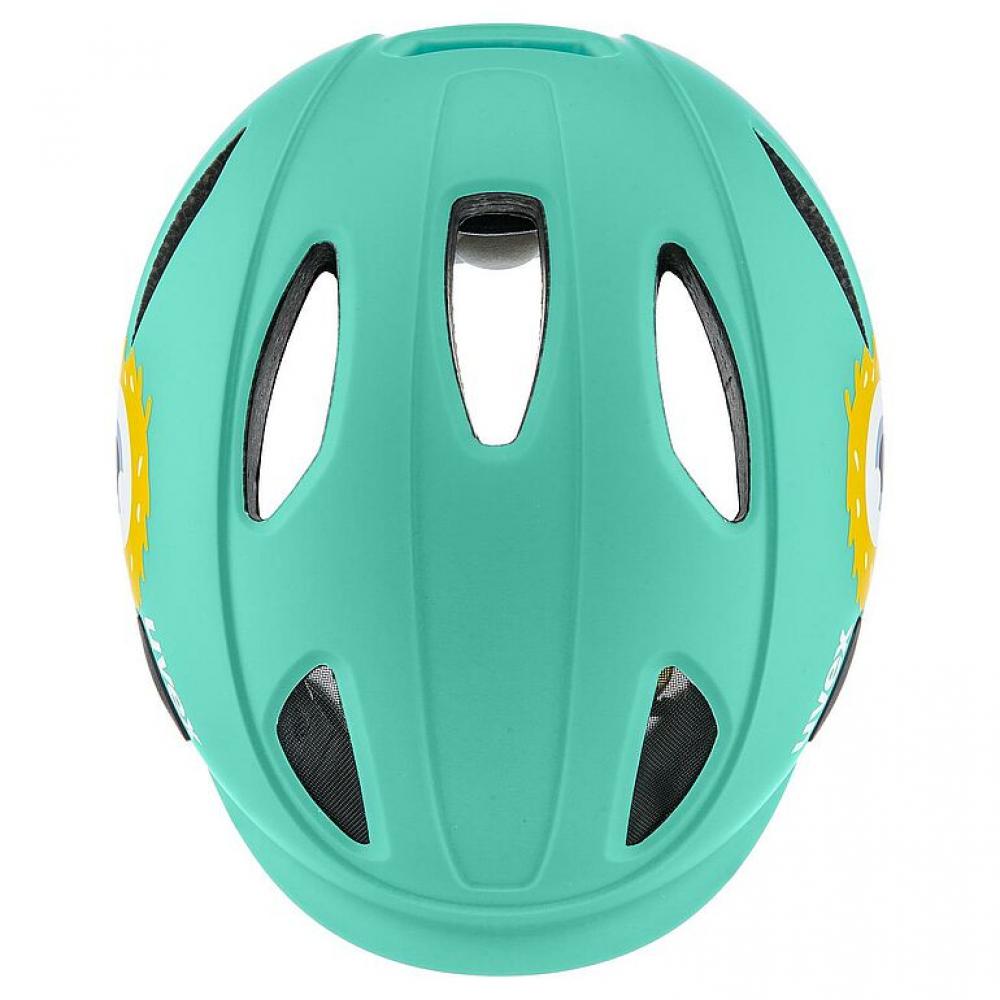 uvex OYO Style Kinder-Fahrradhelm Monster Lagoon matt 50-54 cm - Leichter Helm mit integriertem Schläfen- und Stirnschutz (uvex xTRA Shield), individuell anpassbar (uvex IAS System), 10 Belüftungsöffnungen