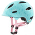 uvex oyo style - Kinderfahrradhelm 50-54 cm - flowers cyan matt - leicht, belüftet, anpassbar, erweiterbar mit LED-Licht, hoher Schutz & Komfort