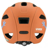 uvex OYO Style Kinder-Fahrradhelm Monster Papaya matt 50-54 cm - In-Mold, xTRA Shield, KID PROtect, 10 Belüftungen, IAS-System