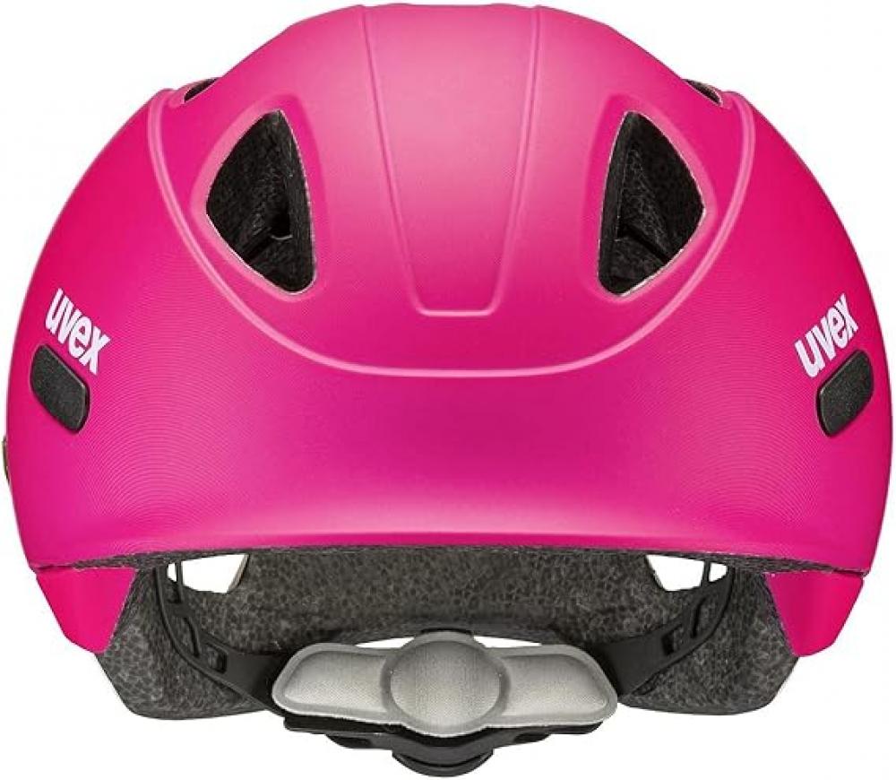 uvex oyo Kinder-Fahrradhelm, In-Mold-Konstruktion, verstellbares IAS-System, Schläfenschutz, KID PROtect Pad, 10 Belüftungsöffnungen, LED-erweiterbar, berry/purple matt, 45-50 cm