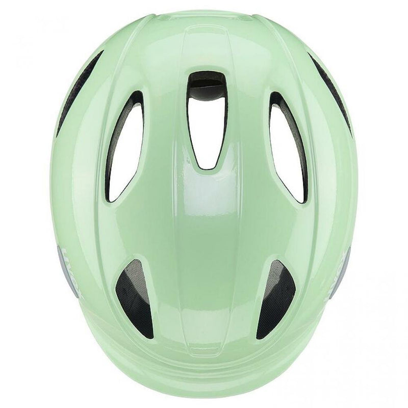 Uvex Oyo Kinder-Fahrradhelm mint-peach 50-54 cm  Leicht, individuell anpassbar, erweiterbar mit LED-Licht, uvex xTRA Shield, Schläfen- und Hinterkopfschutz, optimale Belüftung