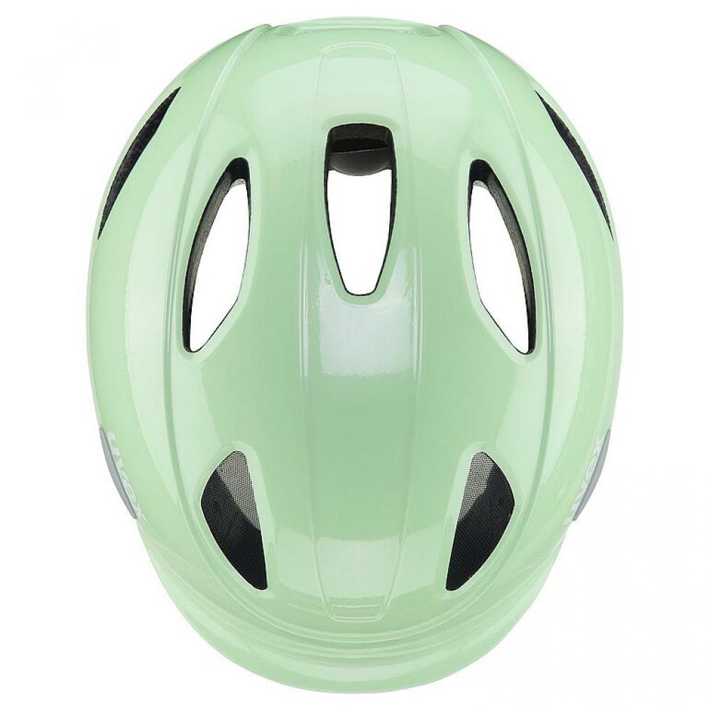 Uvex Oyo Kinder-Fahrradhelm mint-peach 50-54 cm  Leicht, individuell anpassbar, erweiterbar mit LED-Licht, uvex xTRA Shield, Schläfen- und Hinterkopfschutz, optimale Belüftung