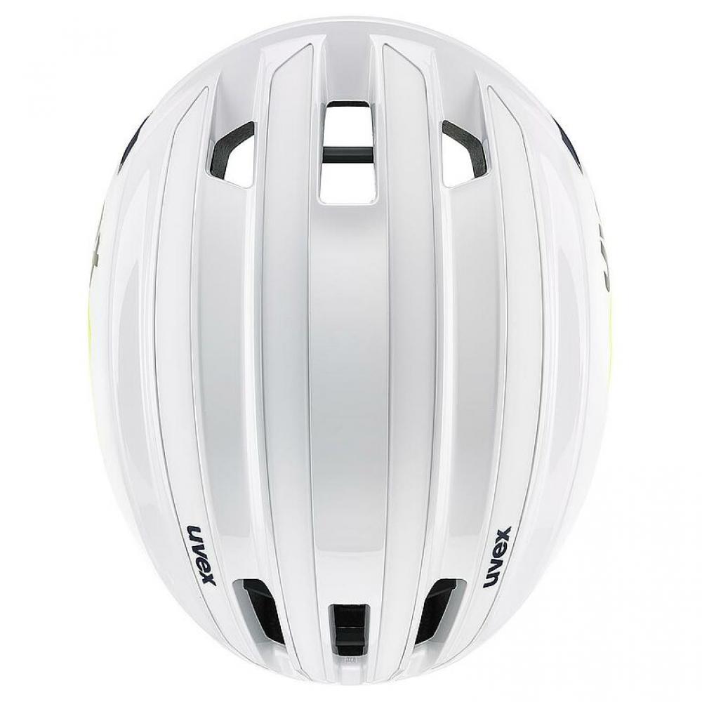 Uvex Surge Aero MIPS Rennradhelm Team Edition 53-56 cm, abnehmbares Aero-Cover, MIPS-Air-Node-System, Multi-Inmould-Technologie, reflektierende Elemente, integrierte Brillengarage