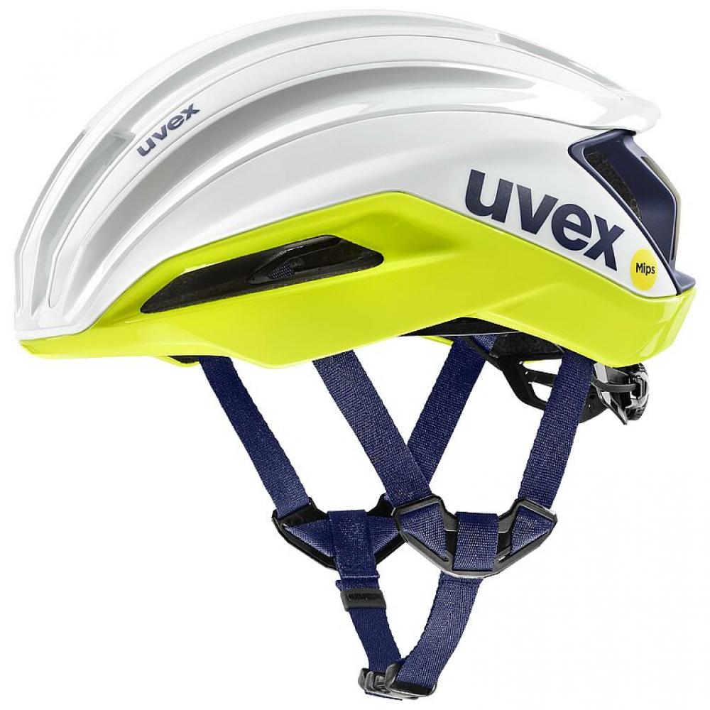 Uvex Surge Aero MIPS Rennradhelm Team Edition 53-56 cm, abnehmbares Aero-Cover, MIPS-Air-Node-System, Multi-Inmould-Technologie, reflektierende Elemente, integrierte Brillengarage