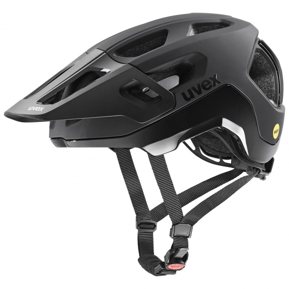 uvex react MIPS Fahrradhelm, black matt, Größe 59-61 cm, mit MIPS-Sicherheitssystem, sportliches Design, ideale Passform für Erwachsene