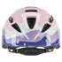 Uvex Kid 2 Princess Kinder-Fahrradhelm, leicht (190g), Inmould-Technologie, verstellbar (46-52 cm), 8 Belüftungsöffnungen, reflektierende Elemente, optionales LED-Licht, pinkes Prinzessin-Design