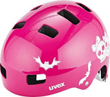 Uvex Kid 3 Kinder-Fahrradhelm, Scary Pink, 55-58 cm, Hartschale, IAS-Größenverstellsystem, Monomatic-Verschluss, 10 Belüftungsöffnungen, EN 1078 zertifiziert
