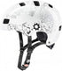 Uvex Kid 3 - Kinder Fahrradhelm Dirtbike White Flower Black 51-55 cm - Robuster Hartschalenhelm mit optimaler Belüftung, verstellbarem IAS-System und hoher Sicherheit für junge Radfahrer