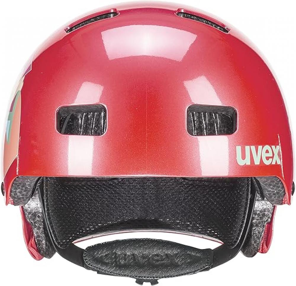 uvex Kid 3 - Robuster Kinder Fahrradhelm - Verstellbares Größenanpassungssystem - Optimierte Belüftung - Hohe Stoßfestigkeit - Farbe Coral - 51-55 cm