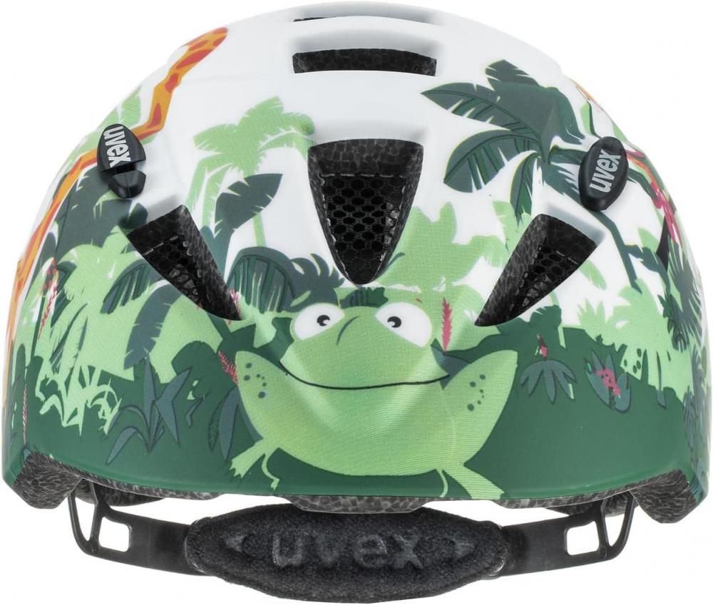 Uvex Kid 2 cc - Kinder-Fahrradhelm, leicht, Inmould, IAS-System, 8 Belüftungen mit Netz, LED-Option, EN 1078, safari matt, 46-52 cm