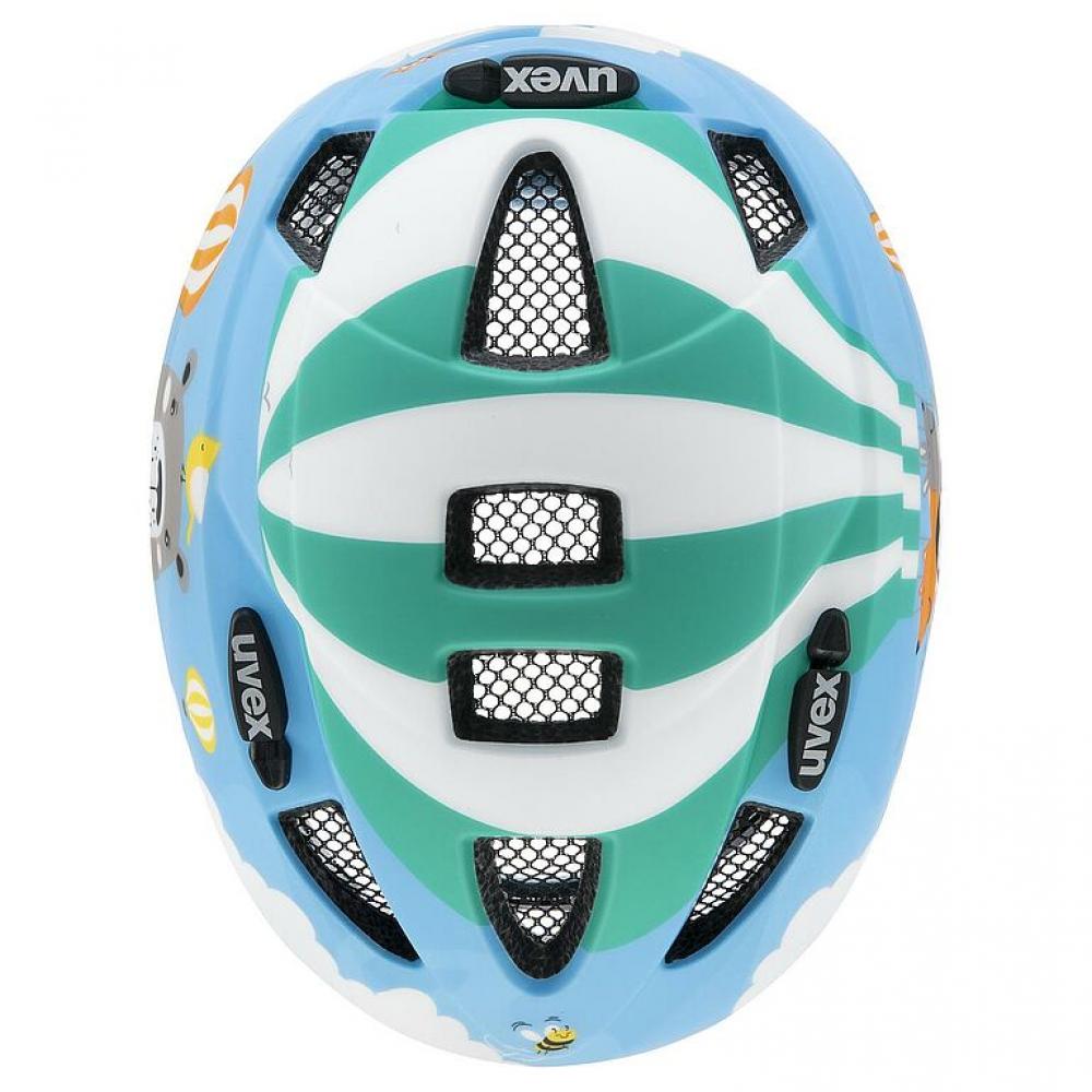 uvex Kid 2 cc - Leichter Kinder-Fahrradhelm mit IAS-System für perfekte Passform - stoßabsorbierend - mit FAS-Gurtband - LED-erweiterbar - ballon matt - 46-52 cm